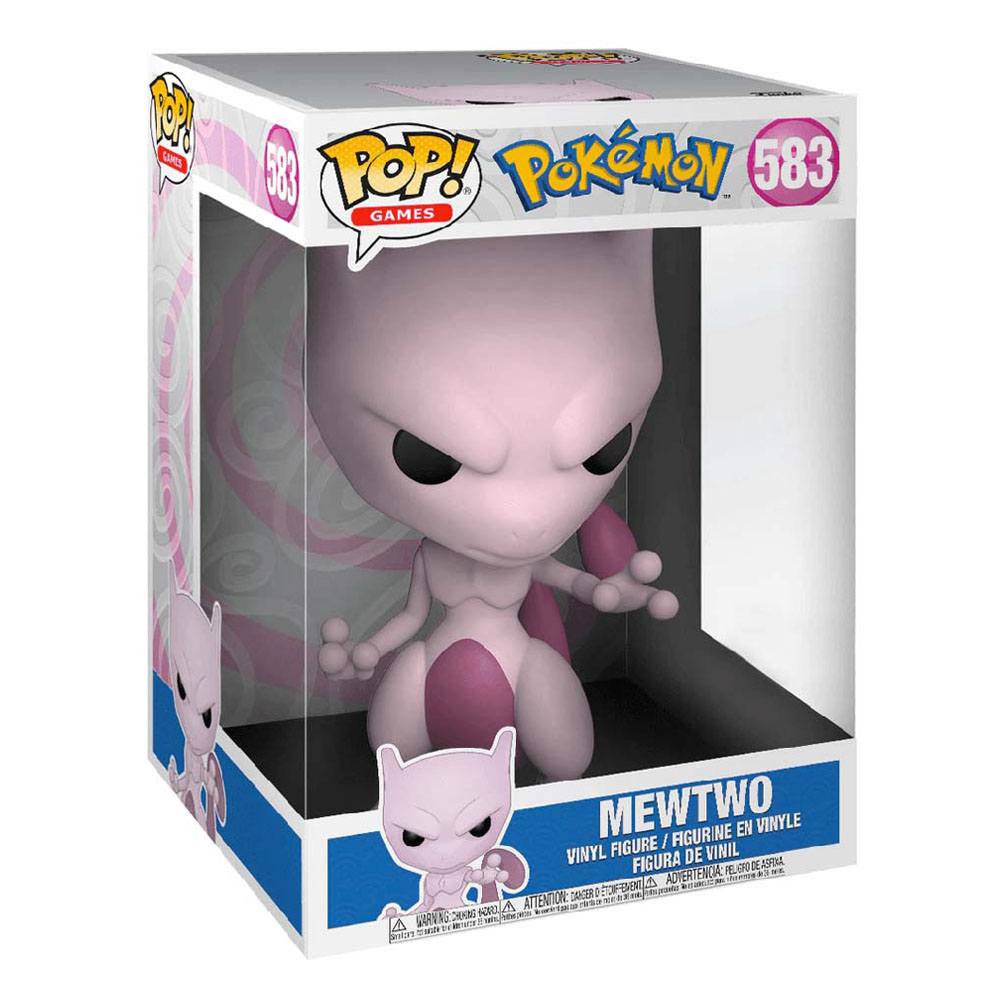 Pokemon Super Sized Jumbo Funko POP! Vinyl Figure 583 Mewtwo (EMEA) 25 cm