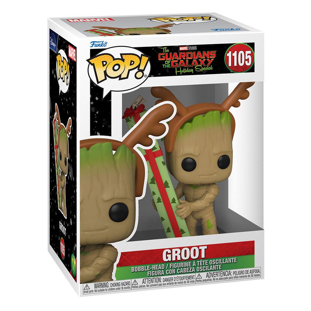 Guardians of the Galaxy Holiday Special Funko POP! Heroes Vinyl Figure 1105 Groot 9 cm