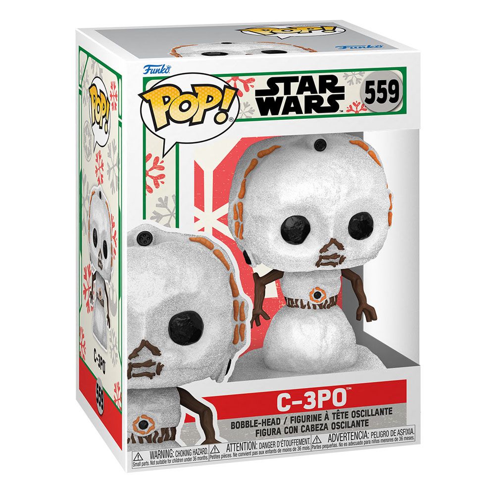 Star Wars Holiday 2022 Funko POP! Heroes Vinyl Figure 559 C-3PO 9 cm