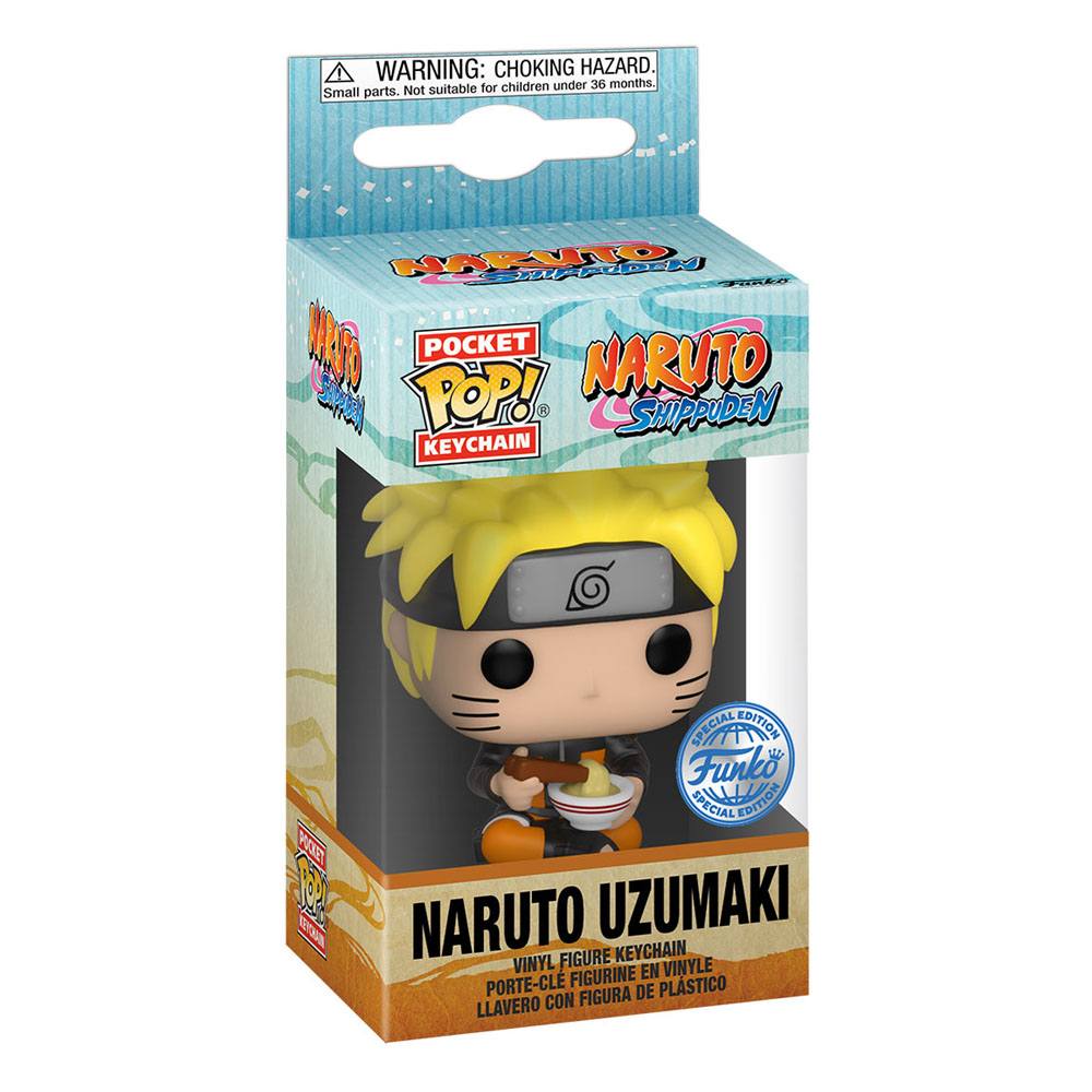 Naruto Pocket Funko POP! Vinyl Keychains 4 cm Naruto w/Noodles