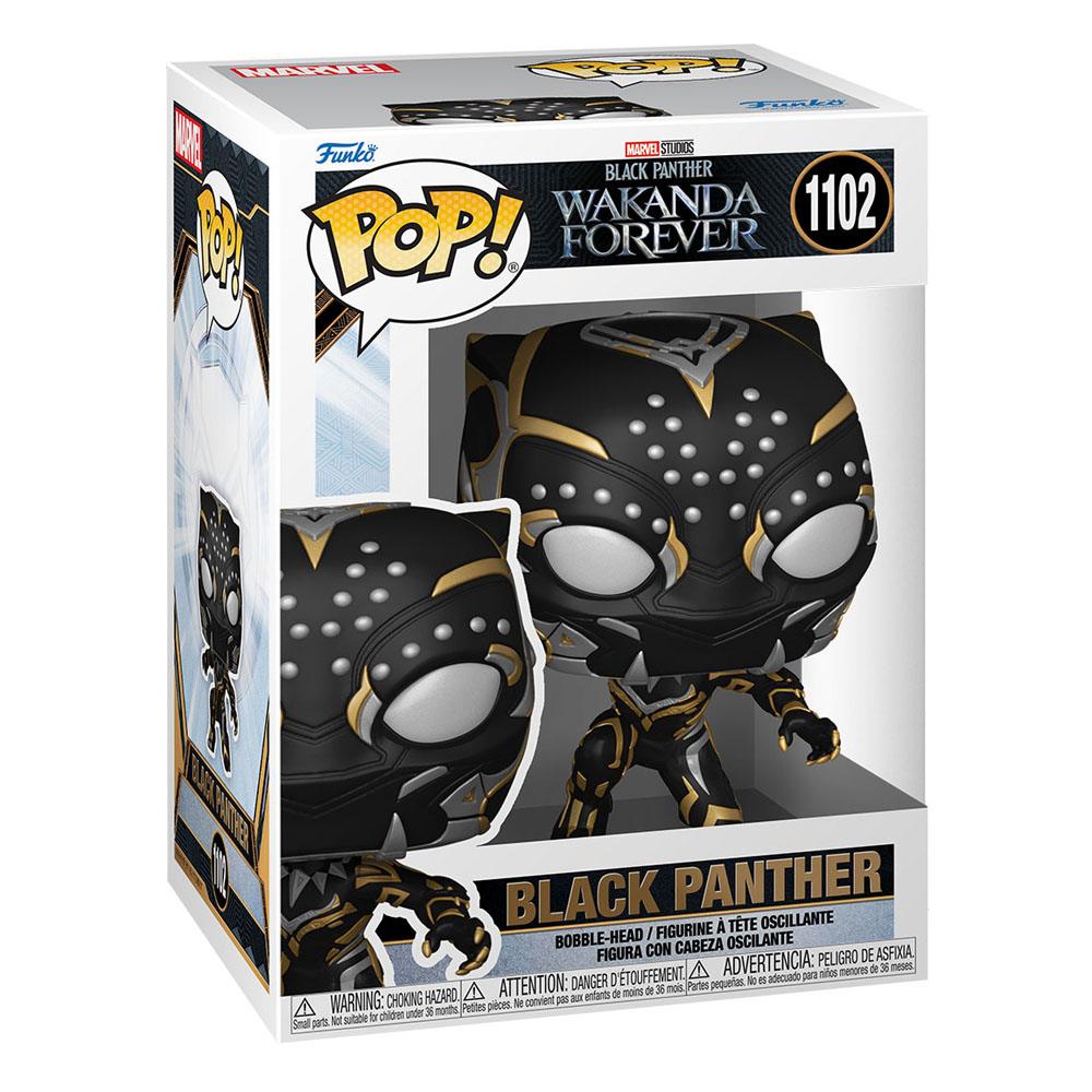 Black Panther: Wakanda Forever Funko POP! Movies Vinyl Figure 1102 Black Panther 9 cm