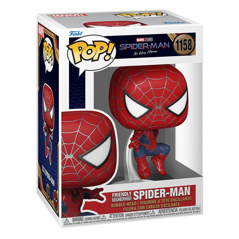 Spider-Man: No Way Home Funko POP! Marvel Vinyl Figure 1158 Friendly Neighborhood 9 cm