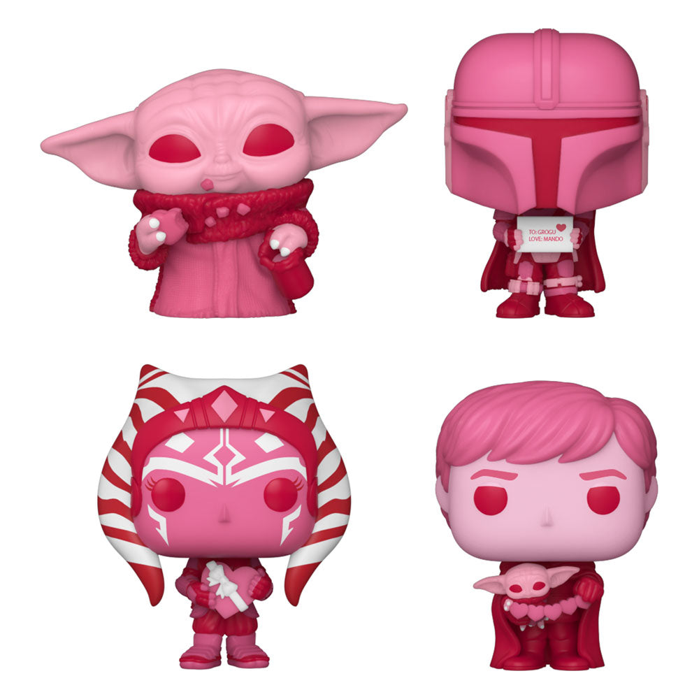 Star Wars Valentines Pocket Funko POP! Vinyl Figure 4-Pack 4 cm