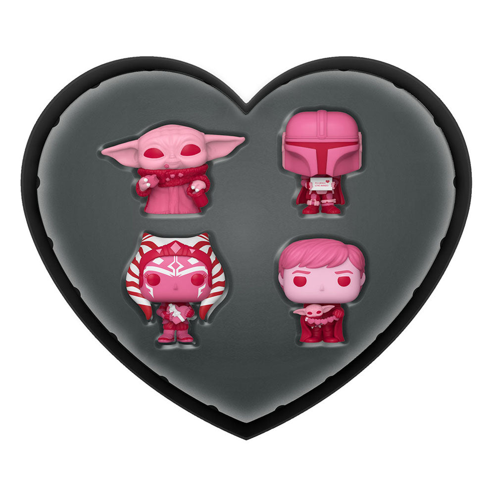 Star Wars Valentines Pocket Funko POP! Vinyl Figure 4-Pack 4 cm