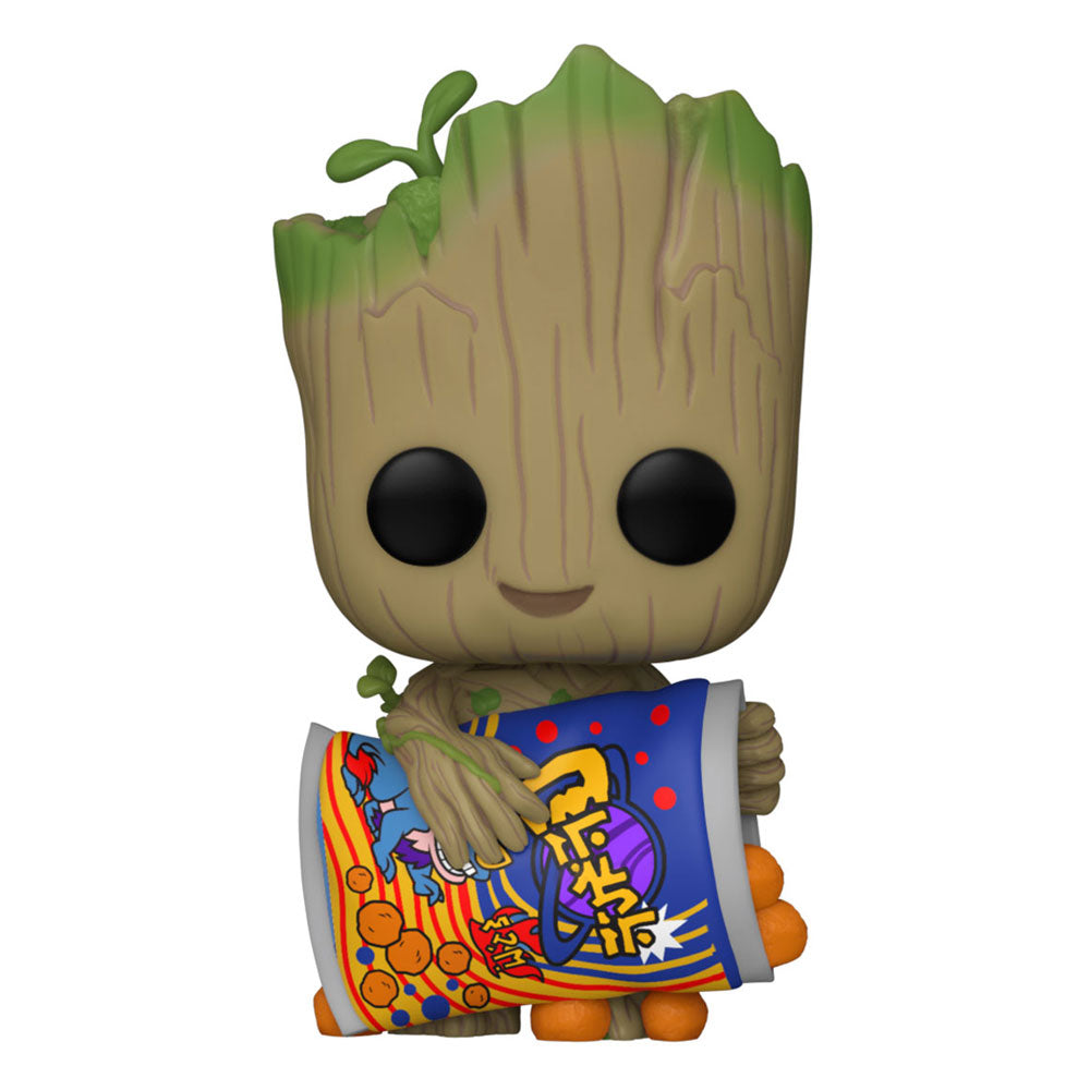 I Am Groot Funko POP! Vinyl Figure 1196 Groot w/cheese puffs 9 cm