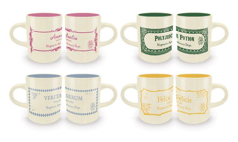 Harry Potter Tazzine Caffè Espresso Confezione da 4 Collezione Pozioni