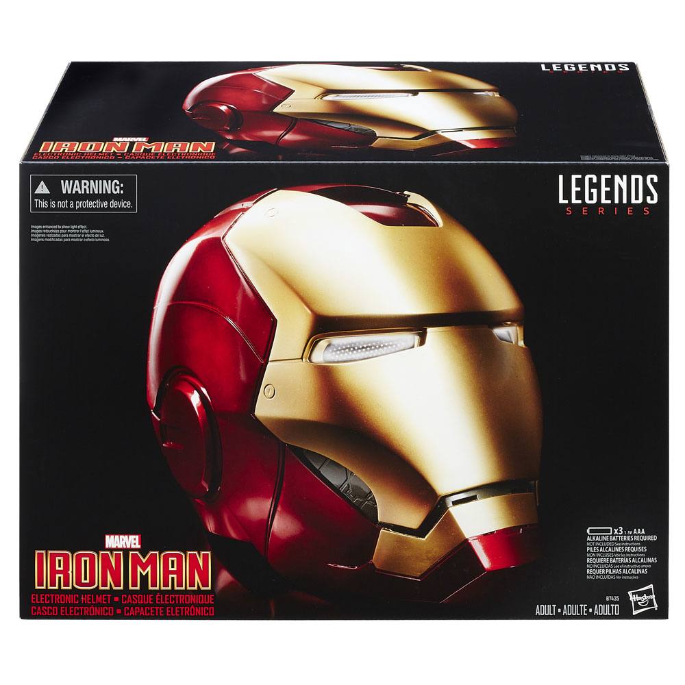 CASCO IRON MAN Electronic Helmet Iron Man - Marvel Legends