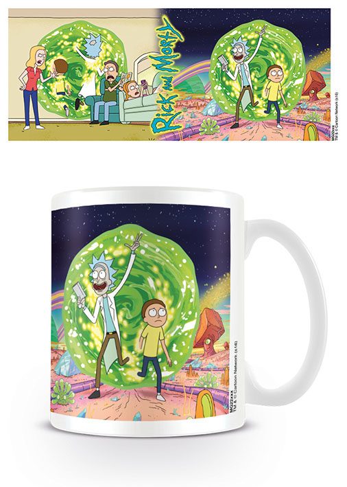 Rick and Morty Mug Tazza Portal Portale