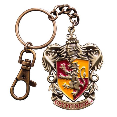Noble Collection - Harry Potter Portachiavi in metallo Grifondoro