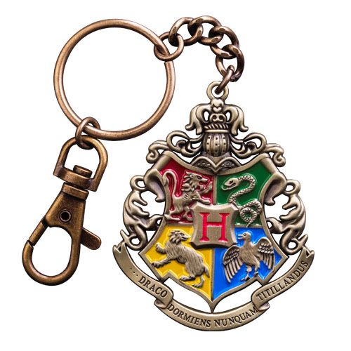 Noble Collection - Harry Potter Portachiavi in metallo Hogwarts