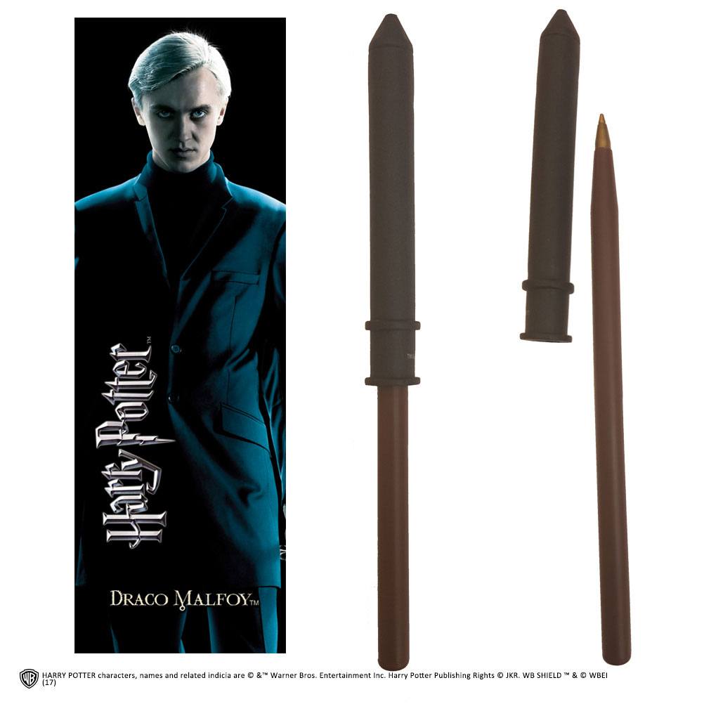 Penna e segnalibro Harry Potter Draco Malfoy