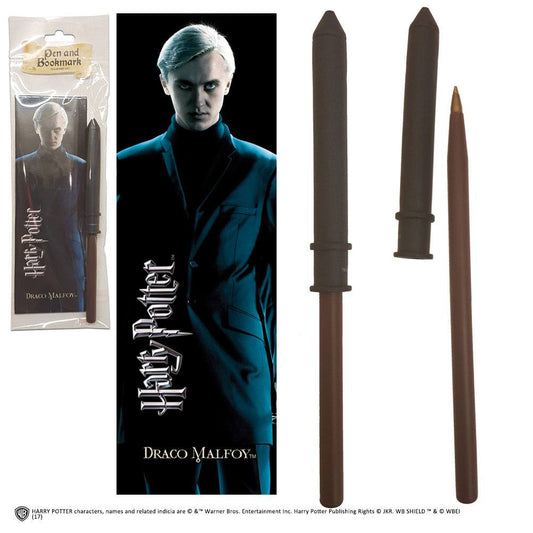 Penna e segnalibro Harry Potter Draco Malfoy
