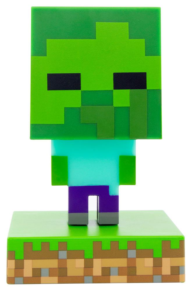 Minecraft 3D Icon Light Zombie (Lampada)