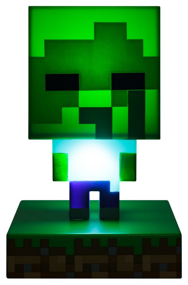 Minecraft 3D Icon Light Zombie (Lampada)