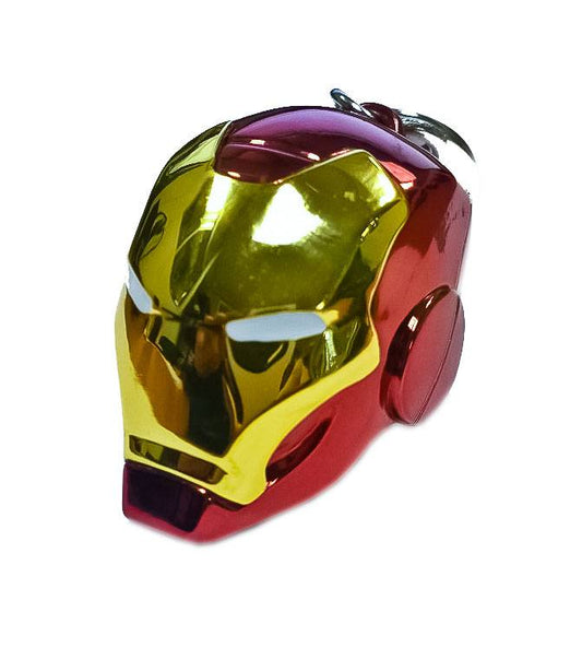 PORTACHIAVI Marvel Comics Metal Keychain Iron Man Helmet